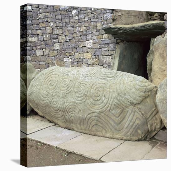 Kerbstone at the entrance to a passage grave, 26th century BC-Unknown-Premier Image Canvas
