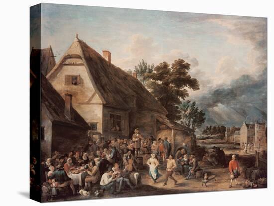 Kermesse (Festival) (Oil on Canvas)-David the Younger Teniers-Premier Image Canvas