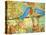Key to My Heart Birds on a Wire-Blenda Tyvoll-Stretched Canvas