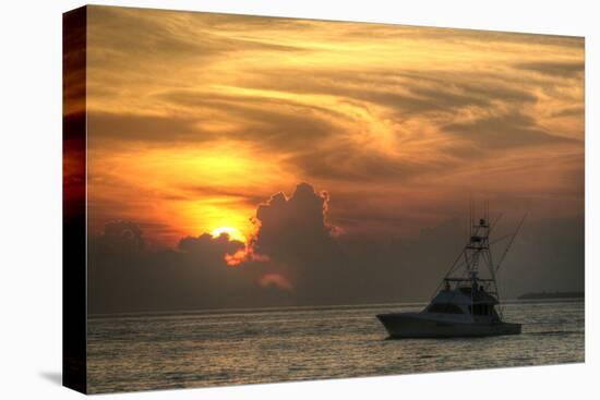 Key West Sport Fisher Sunset-Robert Goldwitz-Premier Image Canvas