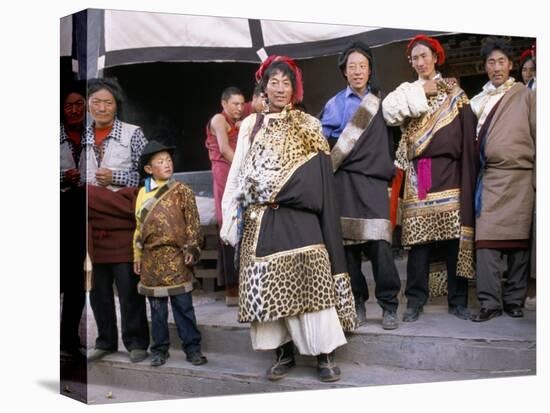 Khampas, Qamdo Monastery, Tibet, China-Occidor Ltd-Premier Image Canvas