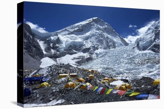 Khumbu Icefall from Everest Base Camp-Peter Barritt-Premier Image Canvas