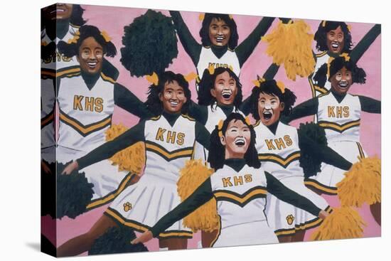 Kiamuki High School Cheerleaders, 2002-Joe Heaps Nelson-Premier Image Canvas