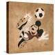 Kick for the Goal-Mike Kupka-Stretched Canvas