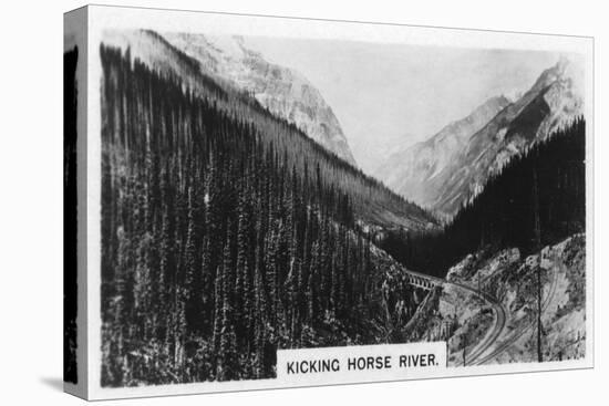 Kicking Horse River, British Columbia, Canada, C1920s-null-Premier Image Canvas