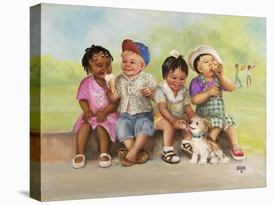 Kids with Ice Cream-Dianne Dengel-Premier Image Canvas