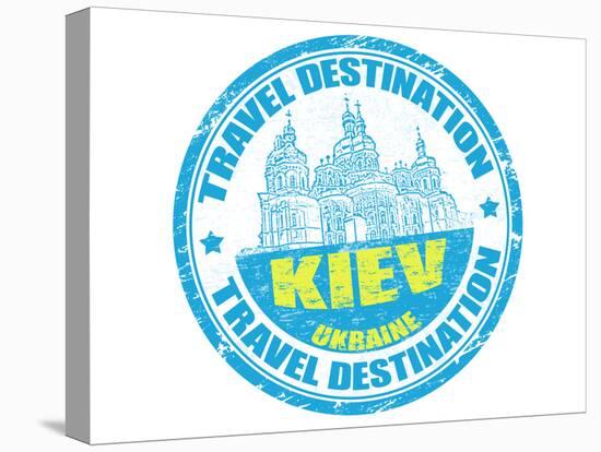 Kiev Stamp-radubalint-Stretched Canvas