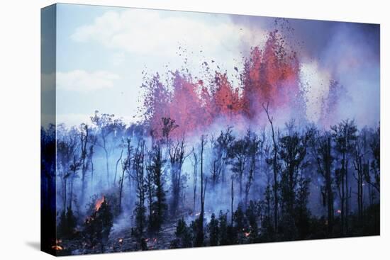 Kilauea Volcano Erupting-Bettmann-Premier Image Canvas