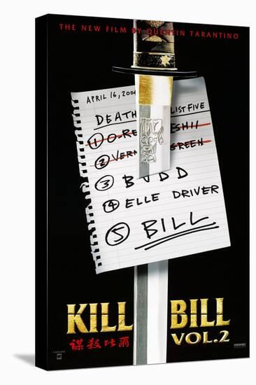 Kill Bill: Vol. 2, US Poster, 2004. © Miramax/courtesy Everett Collection-null-Stretched Canvas