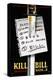 Kill Bill: Vol. 2, US Poster, 2004. © Miramax/courtesy Everett Collection-null-Stretched Canvas