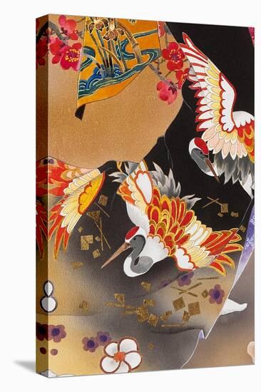 Kimono Tsuru-Haruyo Morita-Stretched Canvas