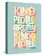 Kind People I-Gia Graham-Stretched Canvas