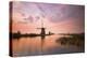 Kinderdijk, Netherlands the Windmills of Kinderdijk Resumed at Sunrise.-ClickAlps-Premier Image Canvas