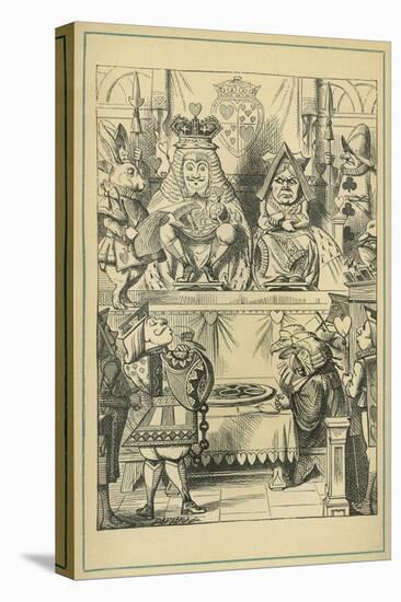 King and Queen of Hearts, Lewis Carroll-John Tenniel-Premier Image Canvas