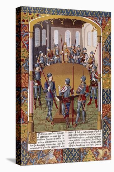 King Arthur and the Knights of the round Table-null-Premier Image Canvas