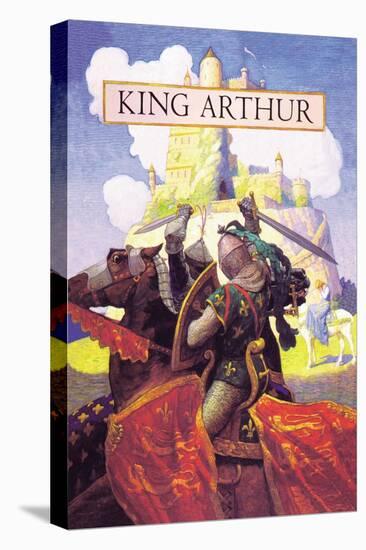 King Arthur-Newell Convers Wyeth-Stretched Canvas