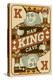 King Card-Lantern Press-Stretched Canvas
