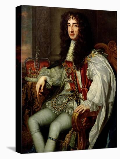 King Charles II (1630-85)-Sir Peter Lely-Premier Image Canvas