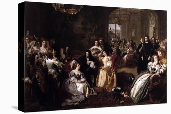 King Charles Ii of England's Last Sunday-William Powell Frith-Premier Image Canvas