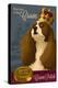 King Charles - Retro Polish Ad-Lantern Press-Stretched Canvas