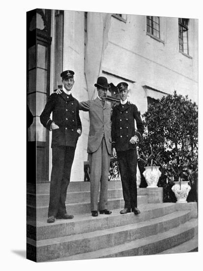 King Christian IX of Denmark (1818-190) with Two of His Grandsons, 1908-null-Premier Image Canvas