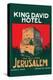 King David Hotel Luggage Label-null-Stretched Canvas