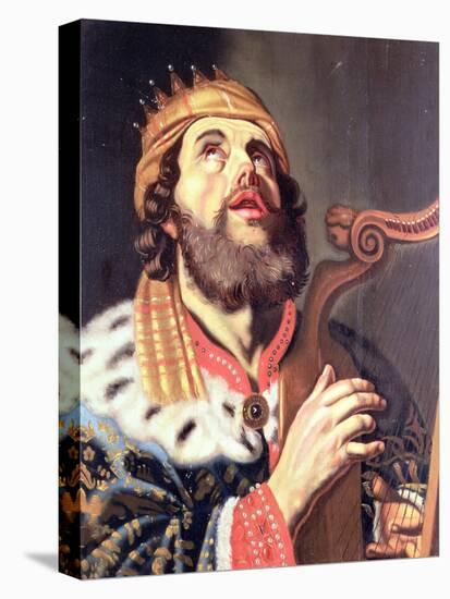 King David-Gerrit van Honthorst-Premier Image Canvas