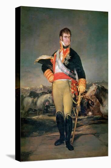 King Ferdinand VII (1784-1833) C.1814 (Oil on Canvas)-Francisco Jose de Goya y Lucientes-Premier Image Canvas