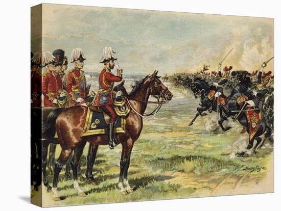 King George V Reviewing His Troops at Aldershot-Henry Payne-Premier Image Canvas