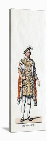 King Henry VIII of England, Costume Design for Shakespeare's Play, Henry VIII, 19th Century-null-Premier Image Canvas