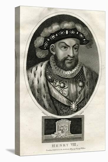 King Henry VIII of England-J Chapman-Stretched Canvas