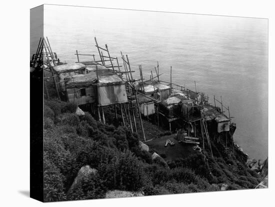 King Island Village-Edward S. Curtis-Premier Image Canvas