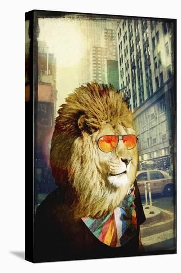 King Lion of the Urban Jungle-GI ArtLab-Premier Image Canvas