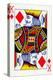 King of Diamonds from a deck of Goodall & Son Ltd. playing cards, c1940-Unknown-Premier Image Canvas