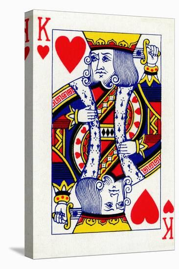 King of Hearts from a deck of Goodall & Son Ltd. playing cards, c1940-Unknown-Premier Image Canvas