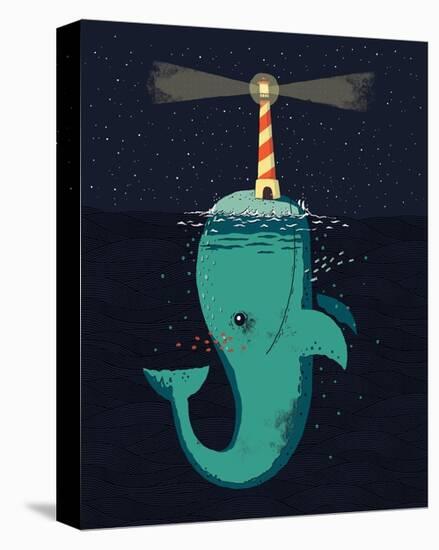 King of the Narwhals-Michael Buxton-Stretched Canvas