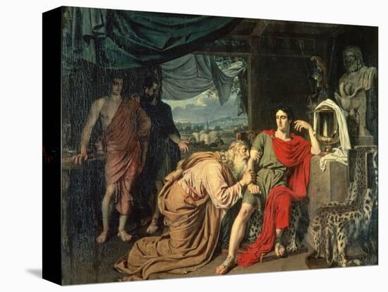 King Priam Begging Achilles for the Return of Hector's Body, 1824-Aleksandr Andreevich Ivanov-Premier Image Canvas