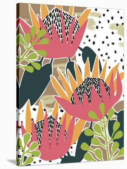 King Protea II-Melissa Wang-Stretched Canvas