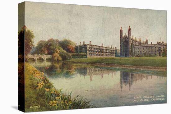 King's College Chapel and Clare College, Cambridge, c1935-Unknown-Premier Image Canvas