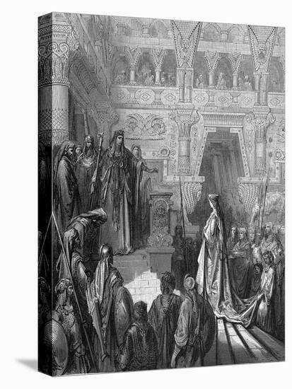 King Solomon Welcoming the Queen of Sheba, 1865-1866-Gustave Doré-Premier Image Canvas