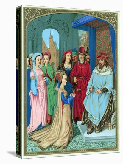 King Solomon Welcoming the Queen of Sheba-Hans Memling-Premier Image Canvas