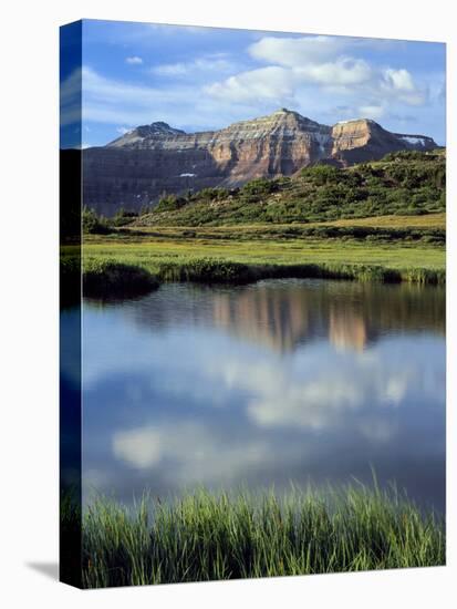 Kings Peak Massif Reflected, High Uintas Wilderness, Utah, Usa-Scott T^ Smith-Premier Image Canvas