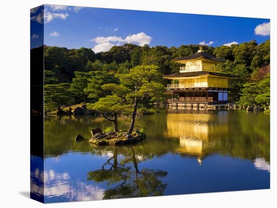 Kinkaku-Ji (Temple of the Golden Pavilion), Kyoto, Japan, Asia-Ben Pipe-Premier Image Canvas