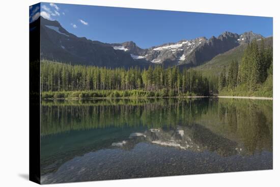 Kintla Peak seen from Upper Kintla Lake, Glacier National Park-Alan Majchrowicz-Premier Image Canvas