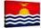 Kiribati Flag Design with Wood Patterning - Flags of the World Series-Philippe Hugonnard-Stretched Canvas