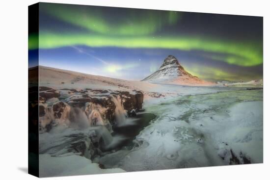 Kirkjufell Aurora III-Philippe Manguin-Premier Image Canvas