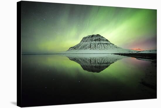 Kirkjufell Aurora IV-Philippe Manguin-Stretched Canvas