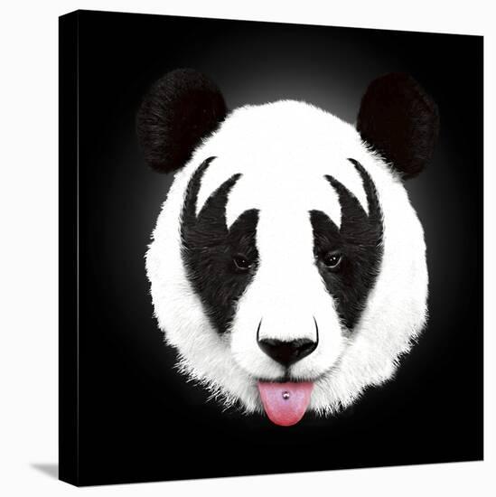 Kiss of a Panda-Robert Farkas-Premier Image Canvas