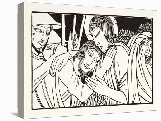 Kiss of Judas, 1926-Eric Gill-Premier Image Canvas