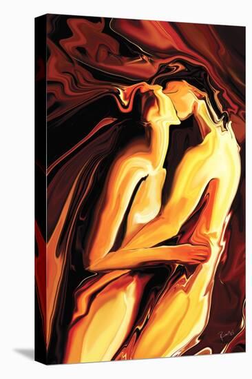 Kiss-Rabi Khan-Stretched Canvas